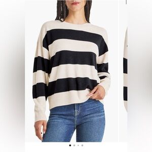 Splendid Livy Stripe Sweater - size medium.